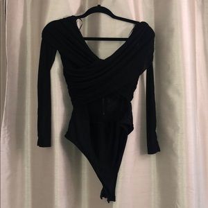 Long sleeve mesh body suit
